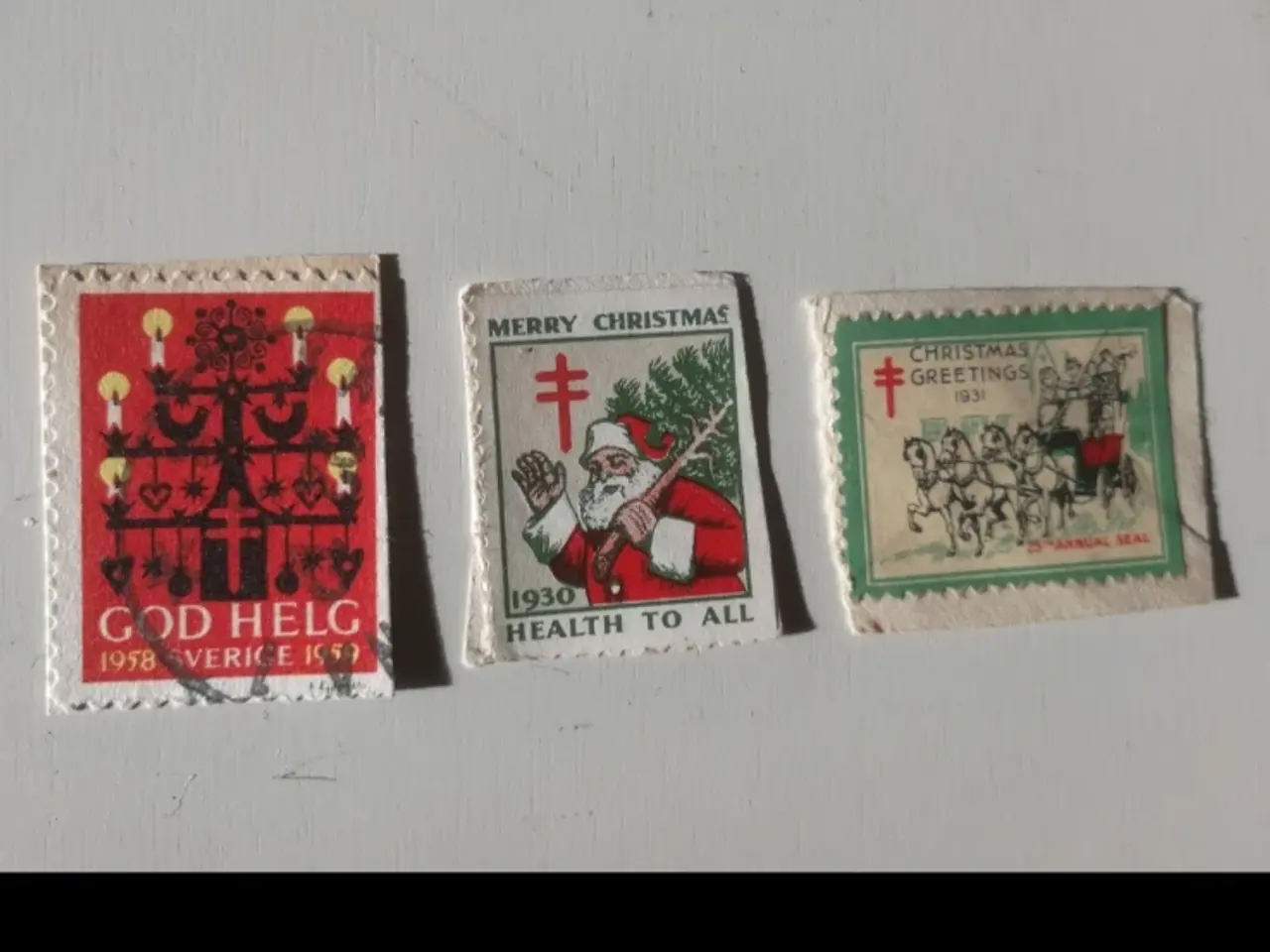 Billede 5 - Gamle Julemærker 1907-64