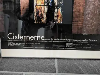 Flot Litografi af Cisternerne på Frederiksberg 