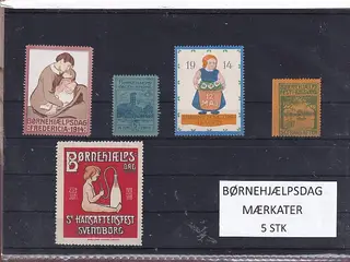 Børnehjælpsdag Mærkater - 5 Stk.