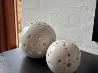 Snebolde med LED-lys