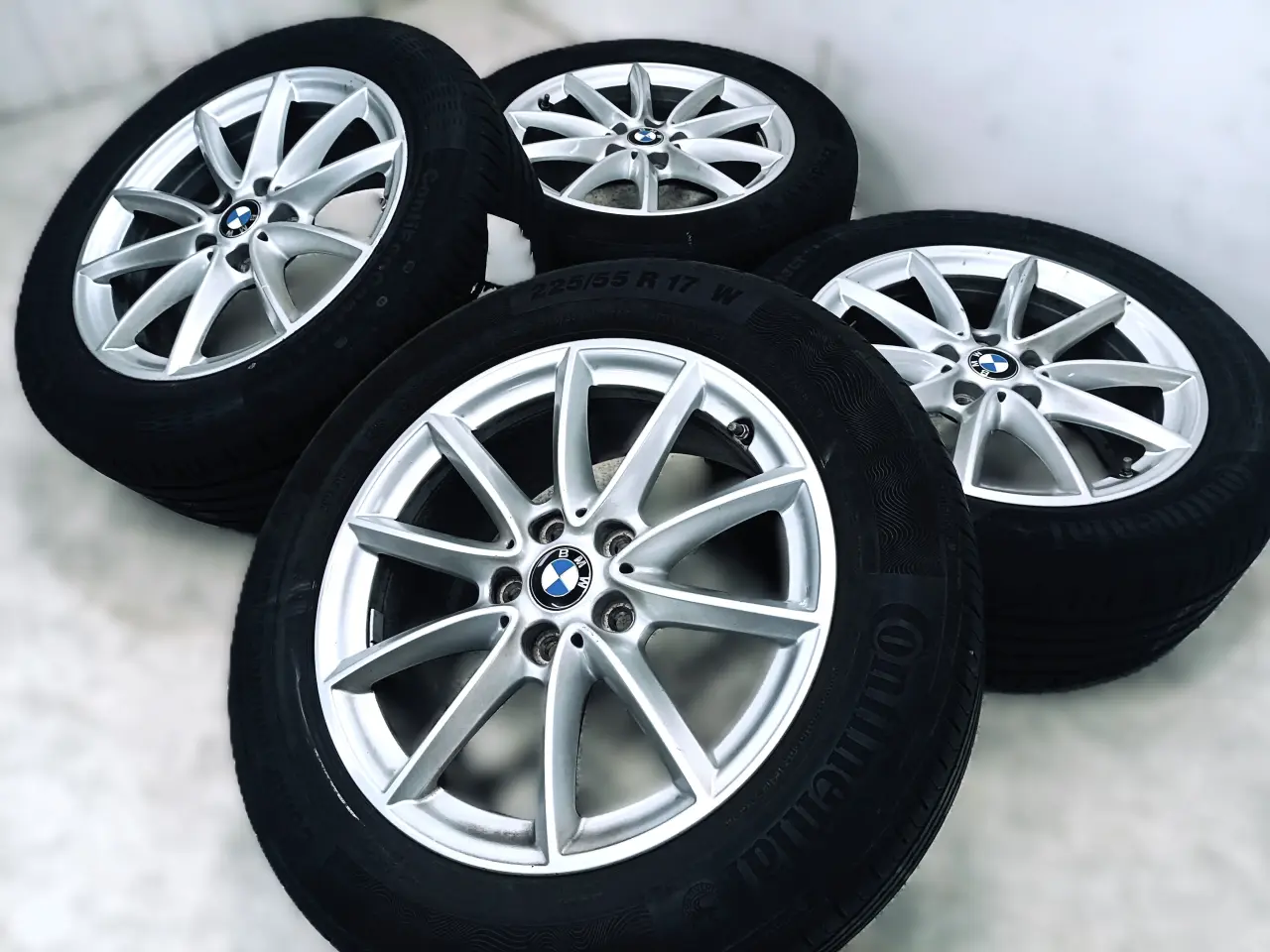 Billede 2 - 5x112 17" ET52 nav 66,6ø BMW sommersæt inkl.TPMS
