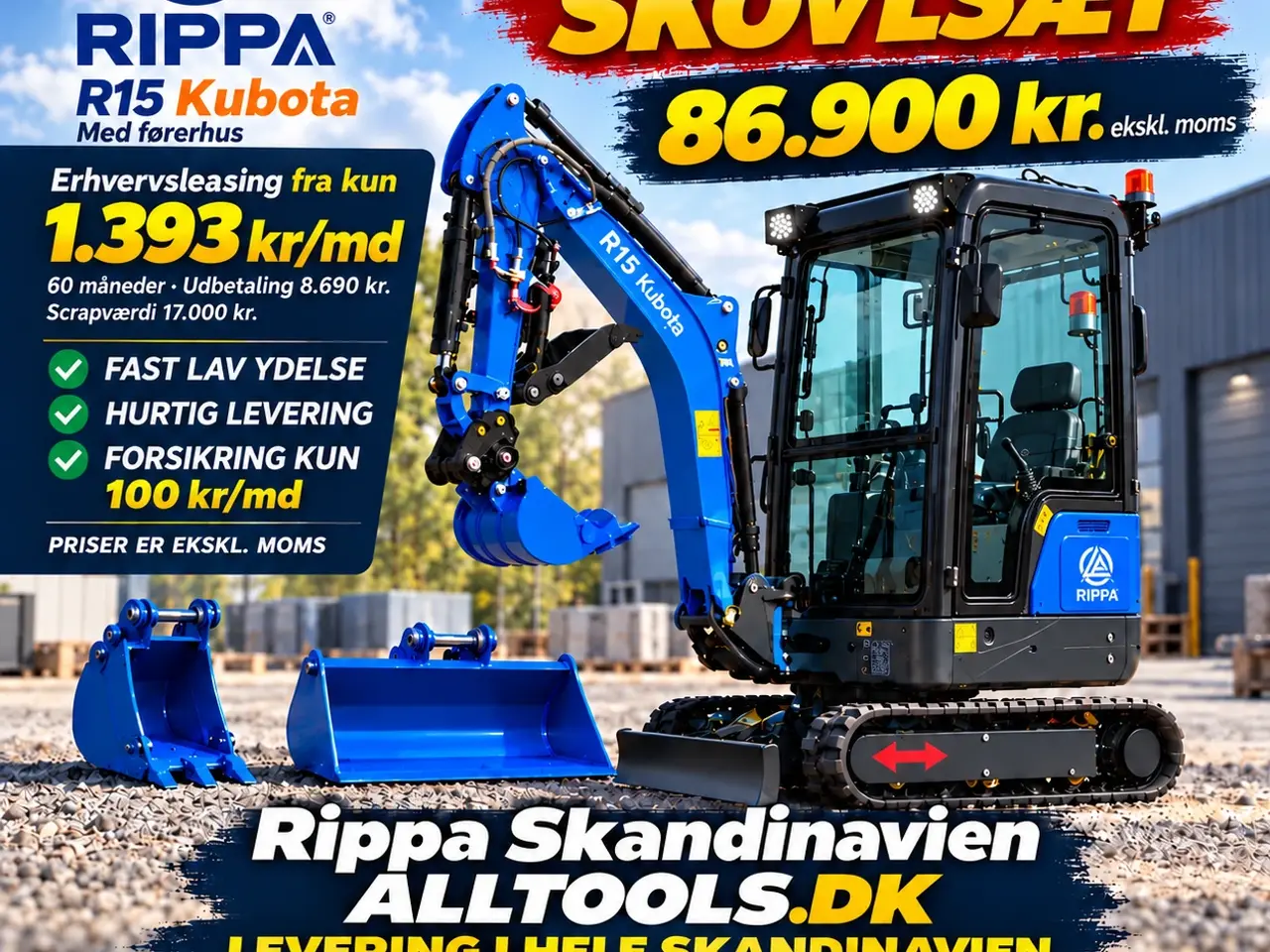 Billede 1 - Rippa R15 Med kabine
