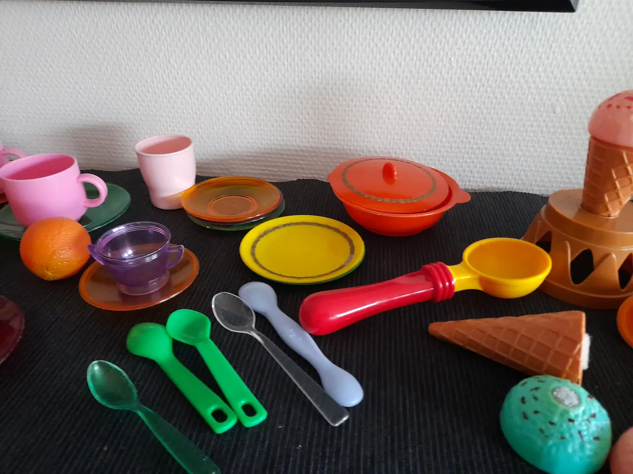 Billede 6 - Legemad: is, frugt + kopper, skeer m.m (40 dele)