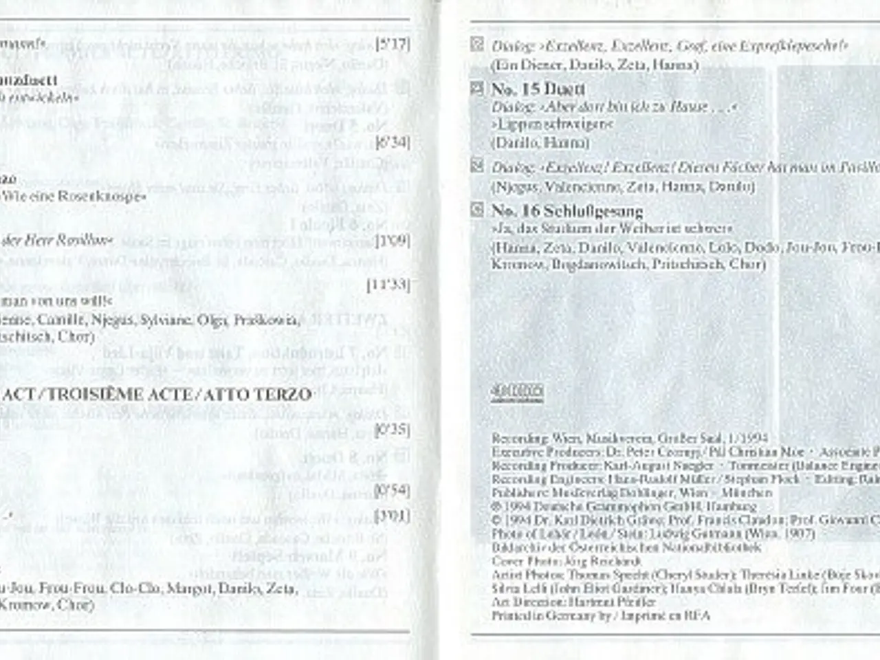 Billede 7 - Franz Lehár - Cheryl… – Die Lustige Witwe – CD