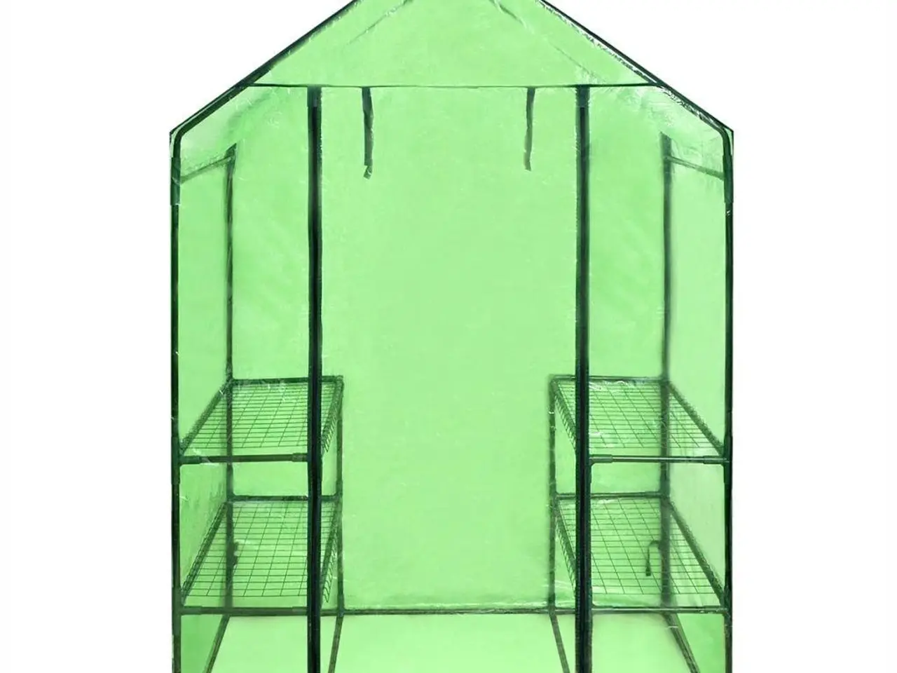Billede 5 - Walk-in-drivhus med 4 hylder