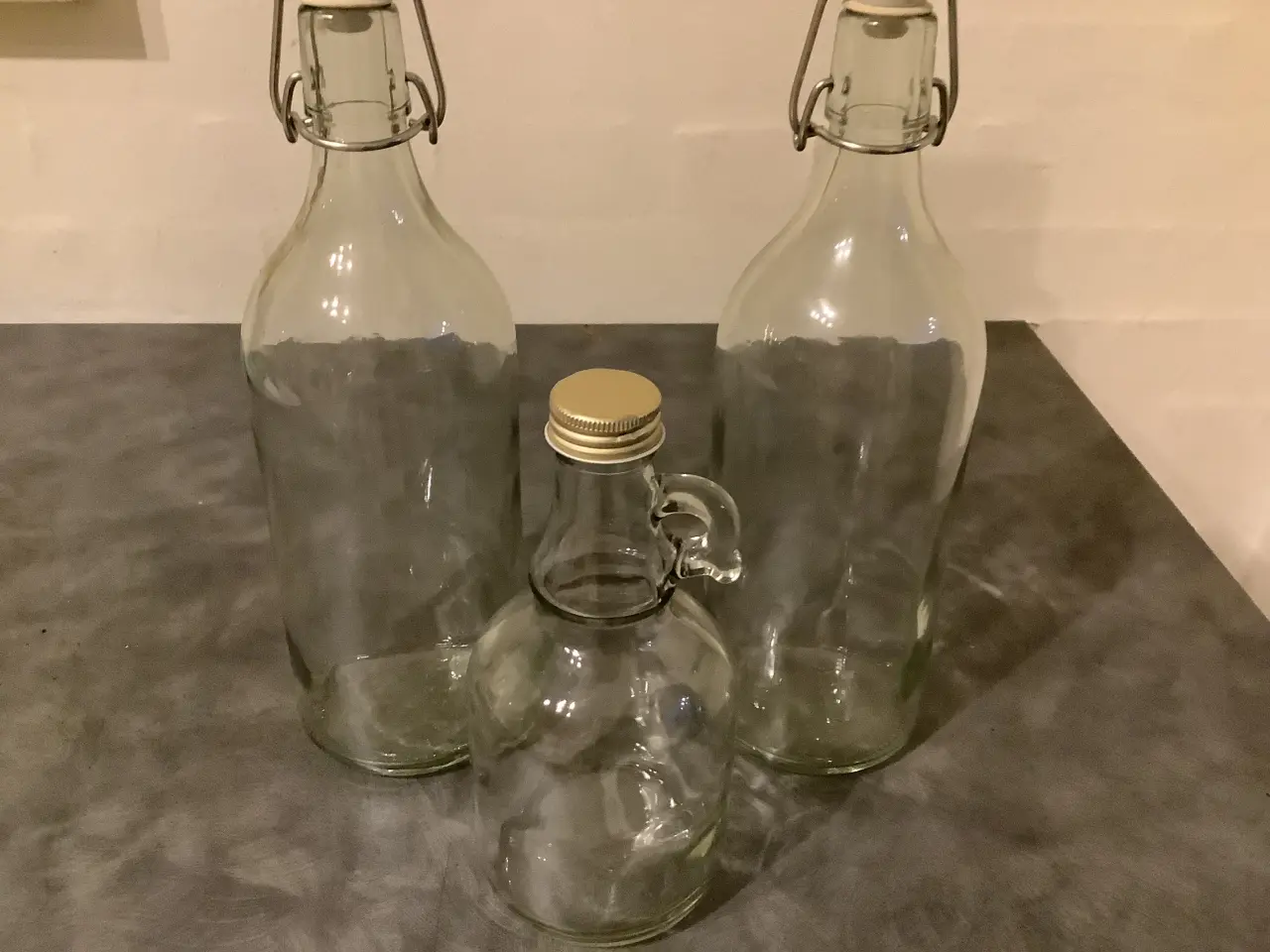 Billede 3 - Ikea glasflasker med patentprop