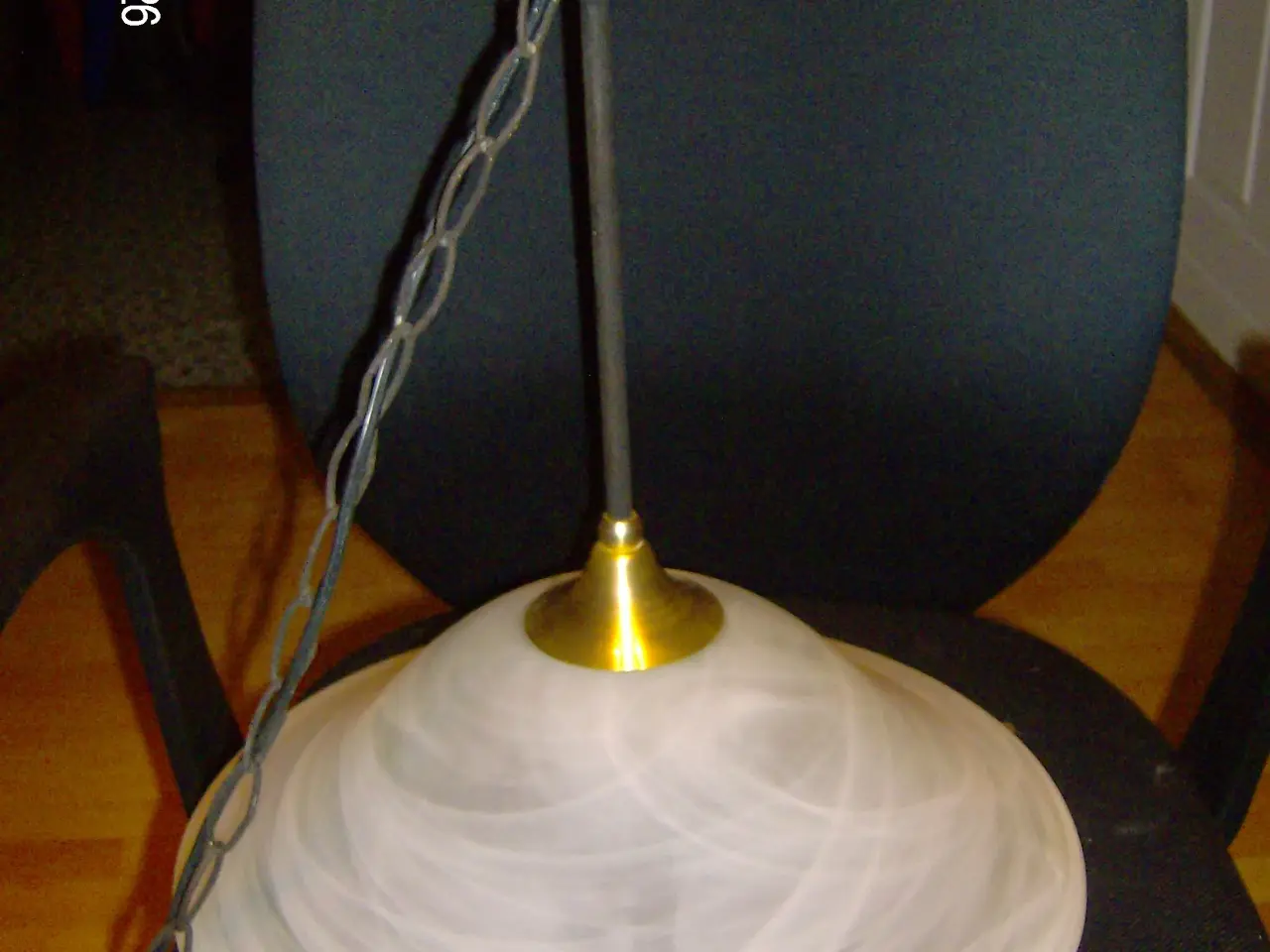 Billede 3 - Lampe med mattere glas