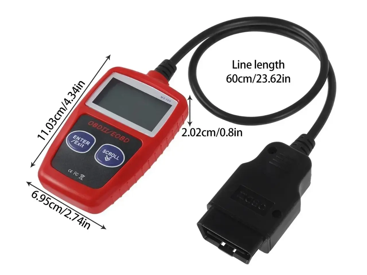 Billede 2 - Ny ubrugt OBD2 fejlkodelæser / OBD2 Reader.