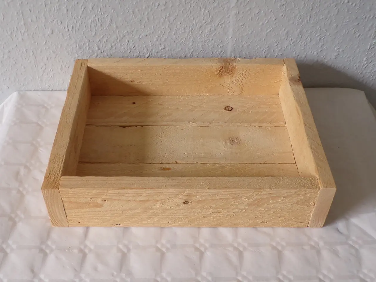 Billede 6 - Bakke genbrugstræ 34 x 27 cm