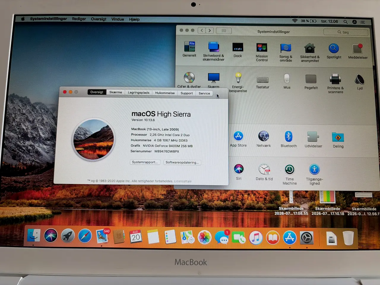 Billede 1 - Apple MacBook 13” hvid bærbar computer