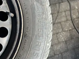 Vinterdæk på stålfælge. VW Caddy 2017