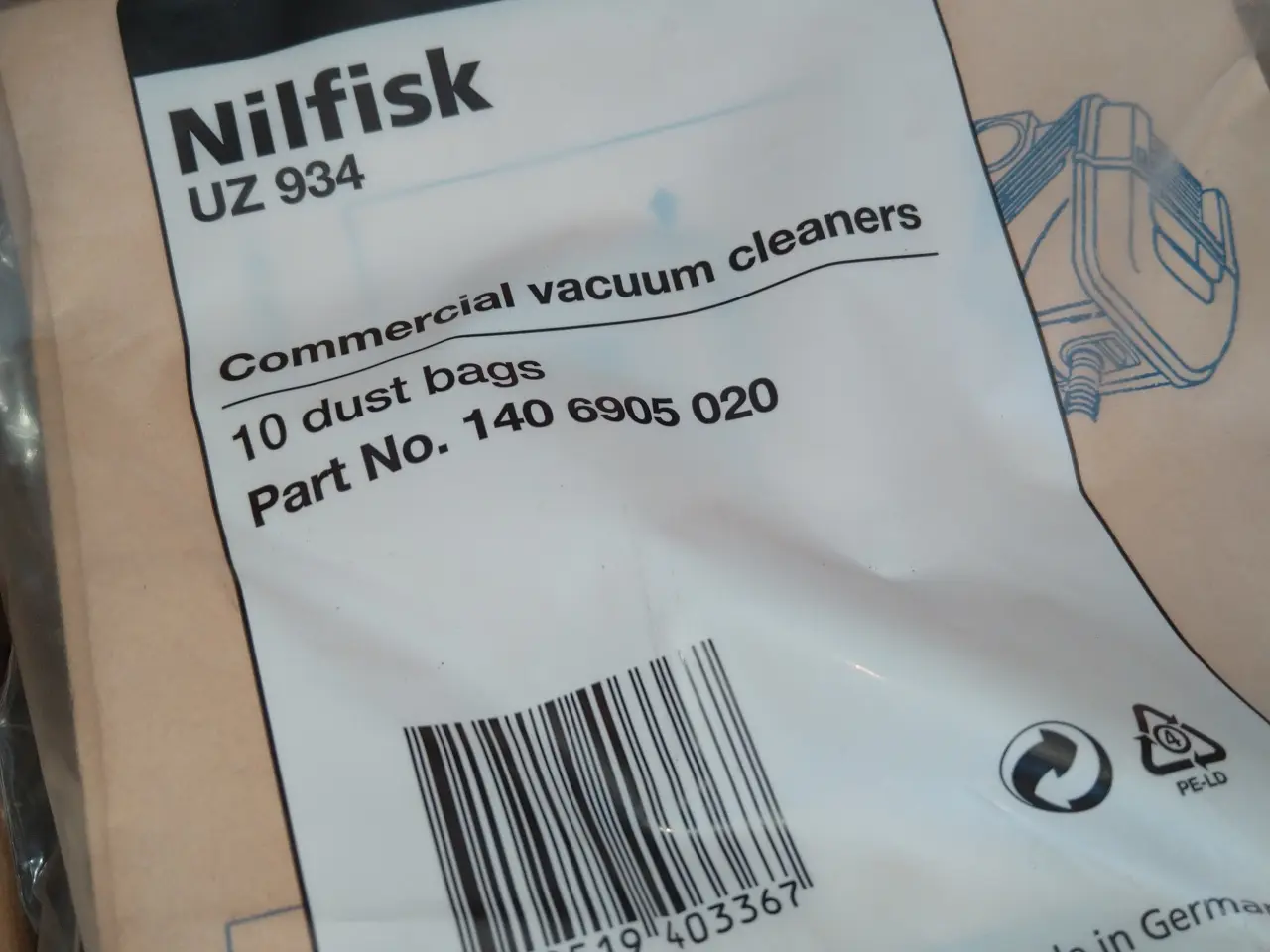 Billede 4 -  Nilfisk UZ 934 støvsuger 