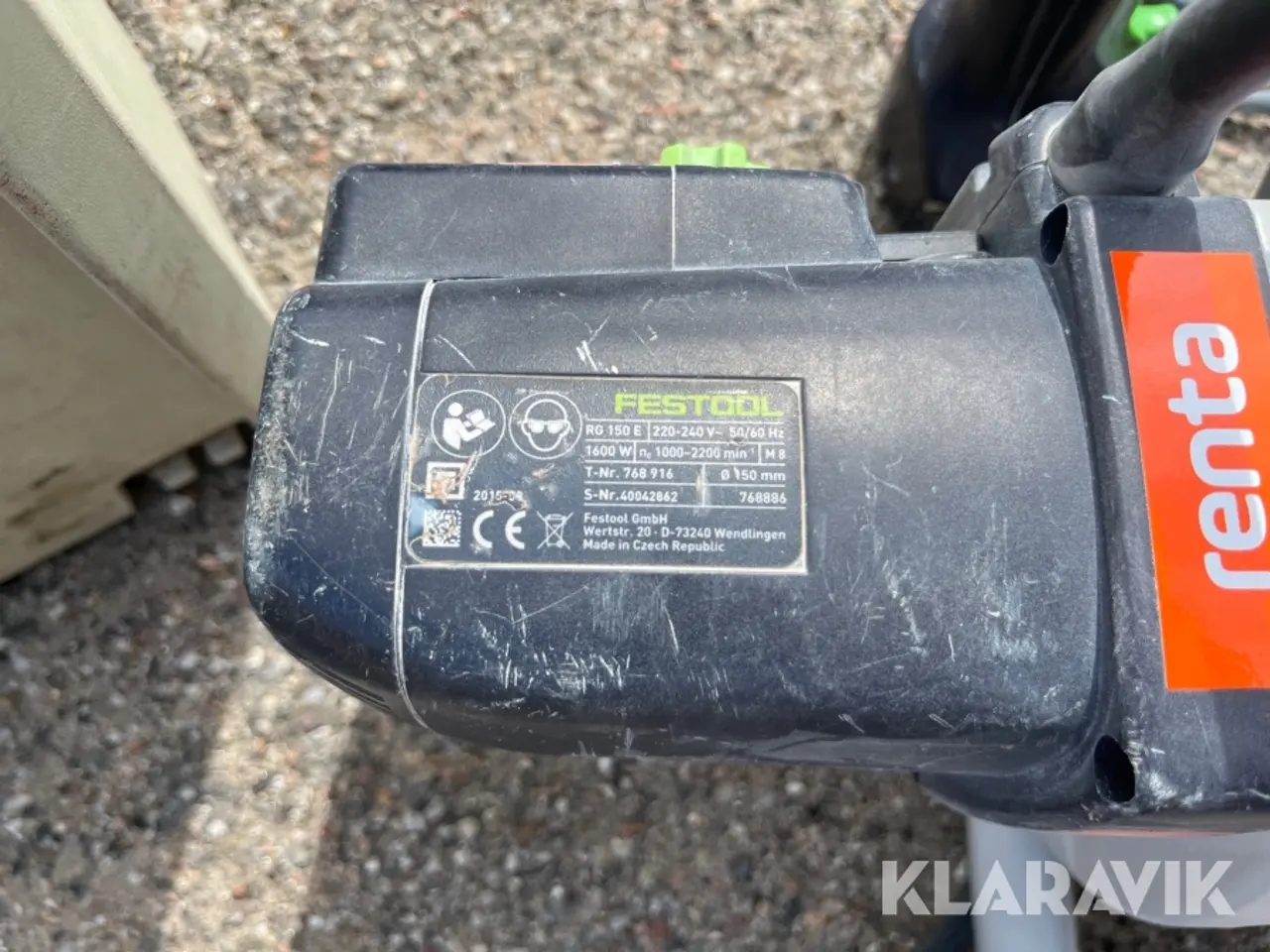 Billede 4 - Facadefræser Festool RG 150E-plus