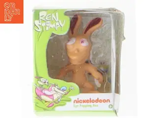Ren & Stimpy - Eye Popping Ren figur fra Nickelodeon (str. 3x2,5 cm)