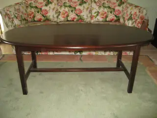 Vintage fra 60-erne Ovale Sofabord af palisander
