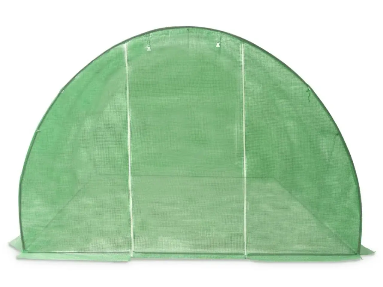 Billede 7 - Drivhus 3,5 m² i PE-netstof - 450 × 300 × 200 cm, grøn