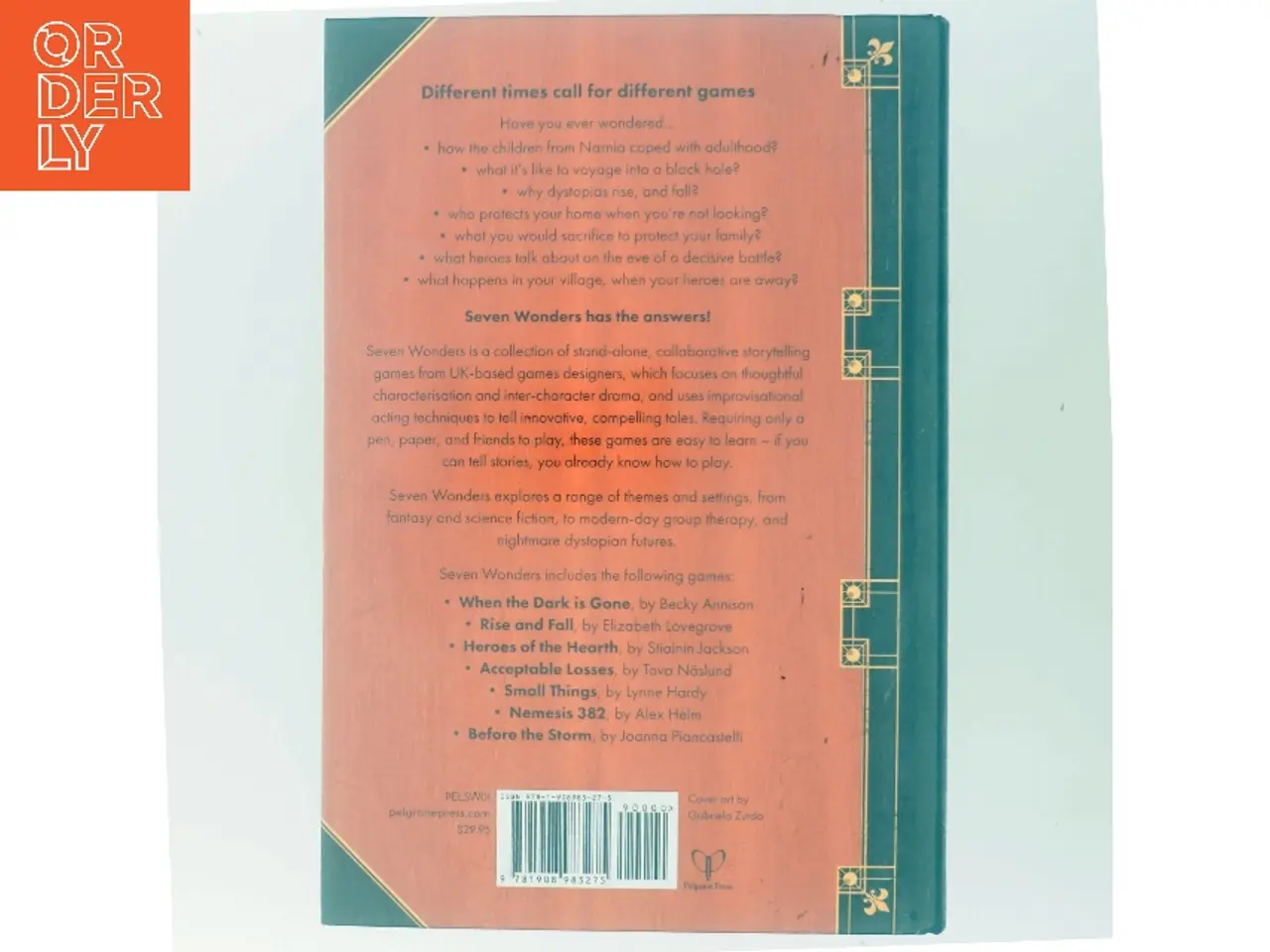 Billede 3 - Seven Wonders: A Story Games Anthology (Bog)