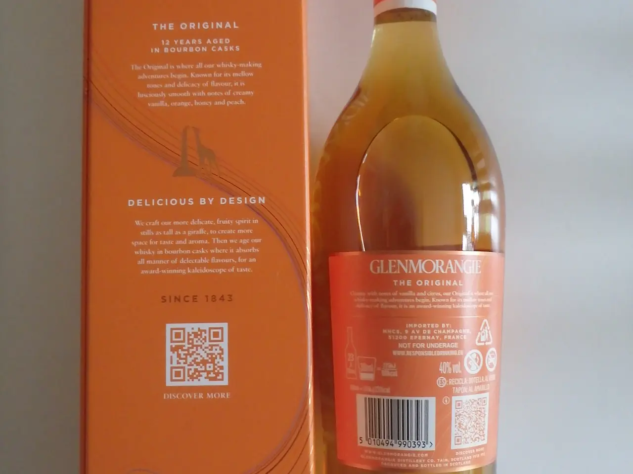 Billede 2 - Glenmorangie 12 år Bourbon Casks Single Malt Scotc