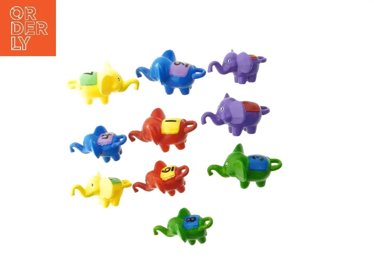 Billede 2 - Learning Resources tal elefanter - købt hos legeakademiet (str. 11 cm)