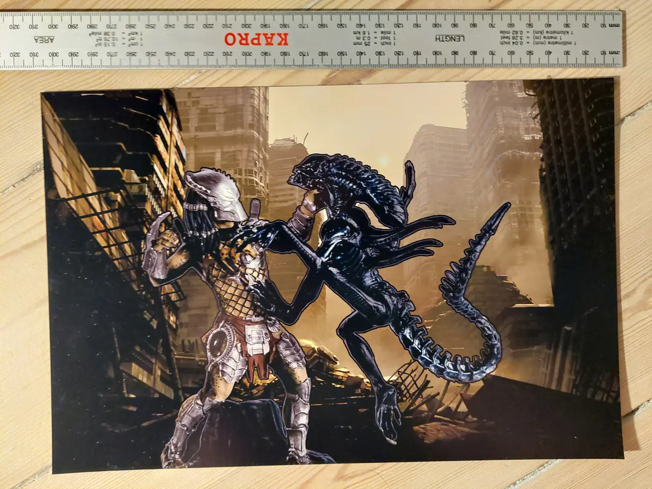 Billede 4 - Ubrugte Alien vs. Predator Plakater – Grafisk AvP