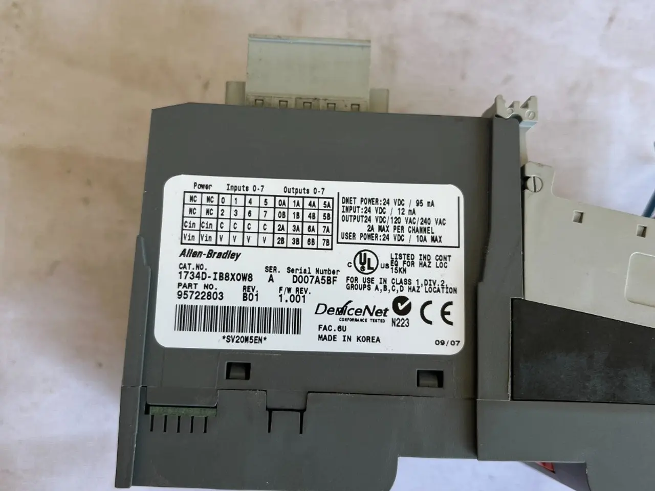Billede 9 - Allen-Bradley 1734D-IB8XOW8 Point I/O DeviceNet