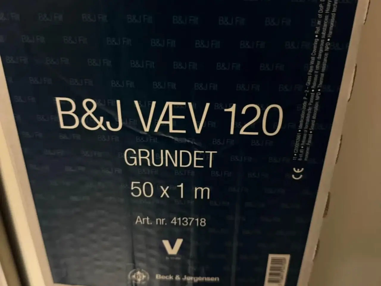 Billede 1 - BJ Væg tapet, grundet væv