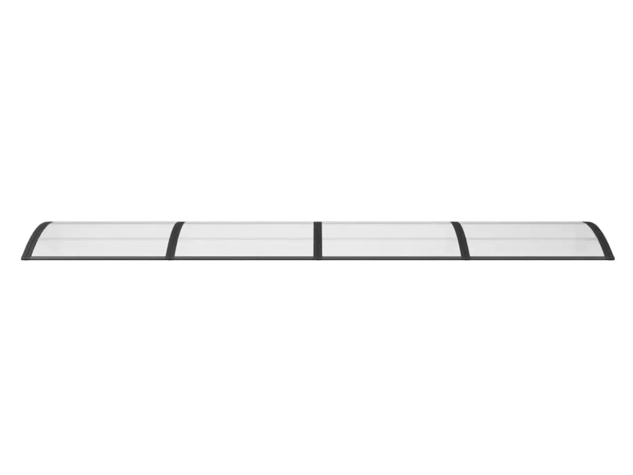 Billede 3 - Dørbaldakin 350 × 100 cm - polycarbonat, sort