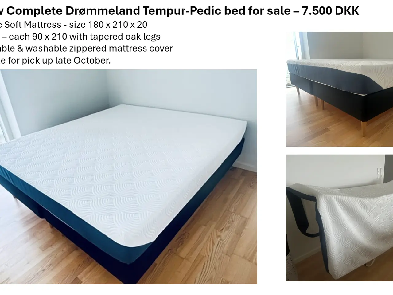 Billede 1 - Complete Drømmeland Tempur-Pedic Bed for sale