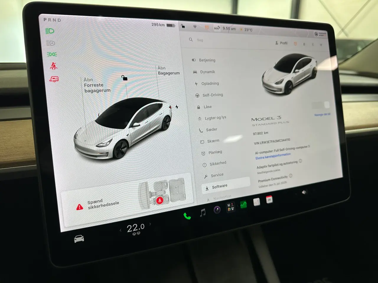 Billede 15 - Tesla Model 3 EL Standard Range Plus 325HK Aut.