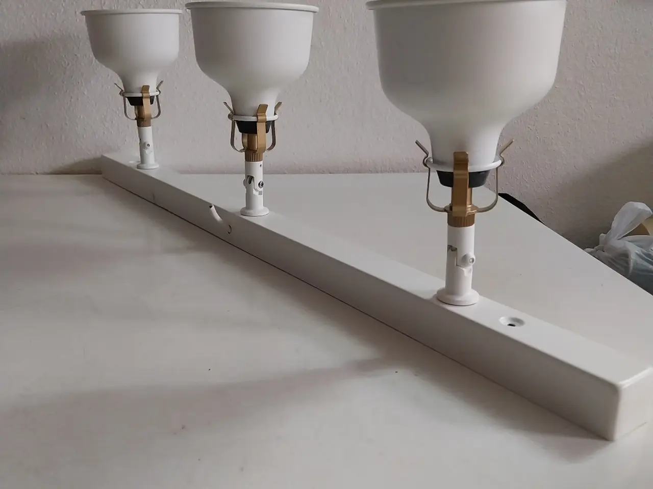 Billede 3 - Ikea Loftlampe med 3 skærme