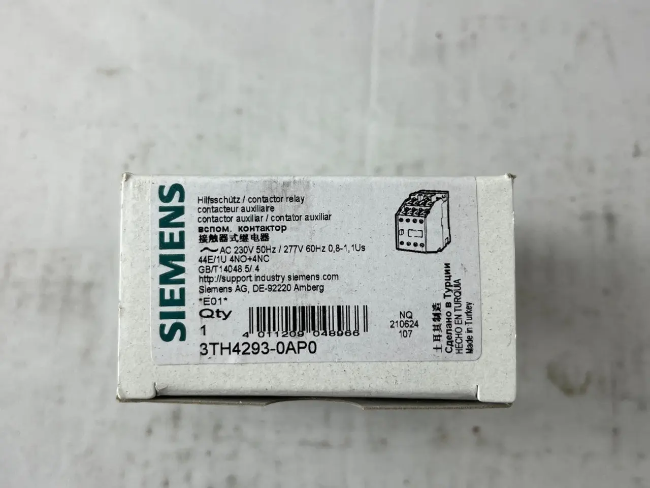 Billede 2 - Siemens 3TH4293-0AP0 kontaktor relæ 4NO/4NC 230VAC