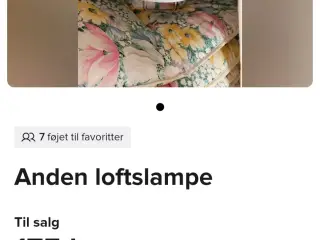Ældre & Antik loftslampe 
