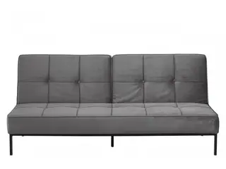 Perugia sovesofa - Mørkegrå velour
