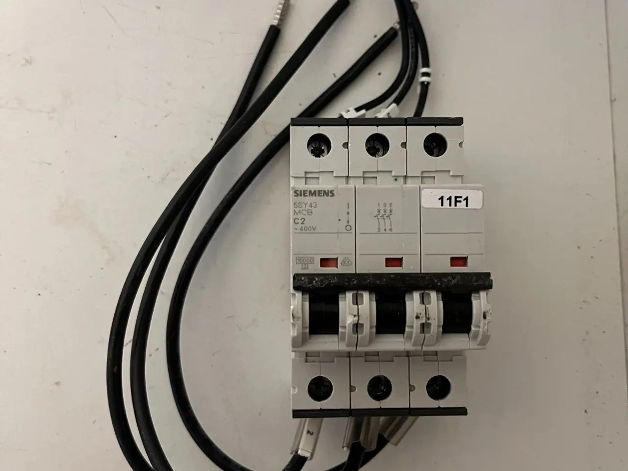 Billede 2 - Siemens 5SY43 C2 3-Pole MCB 2A 400V Miniature