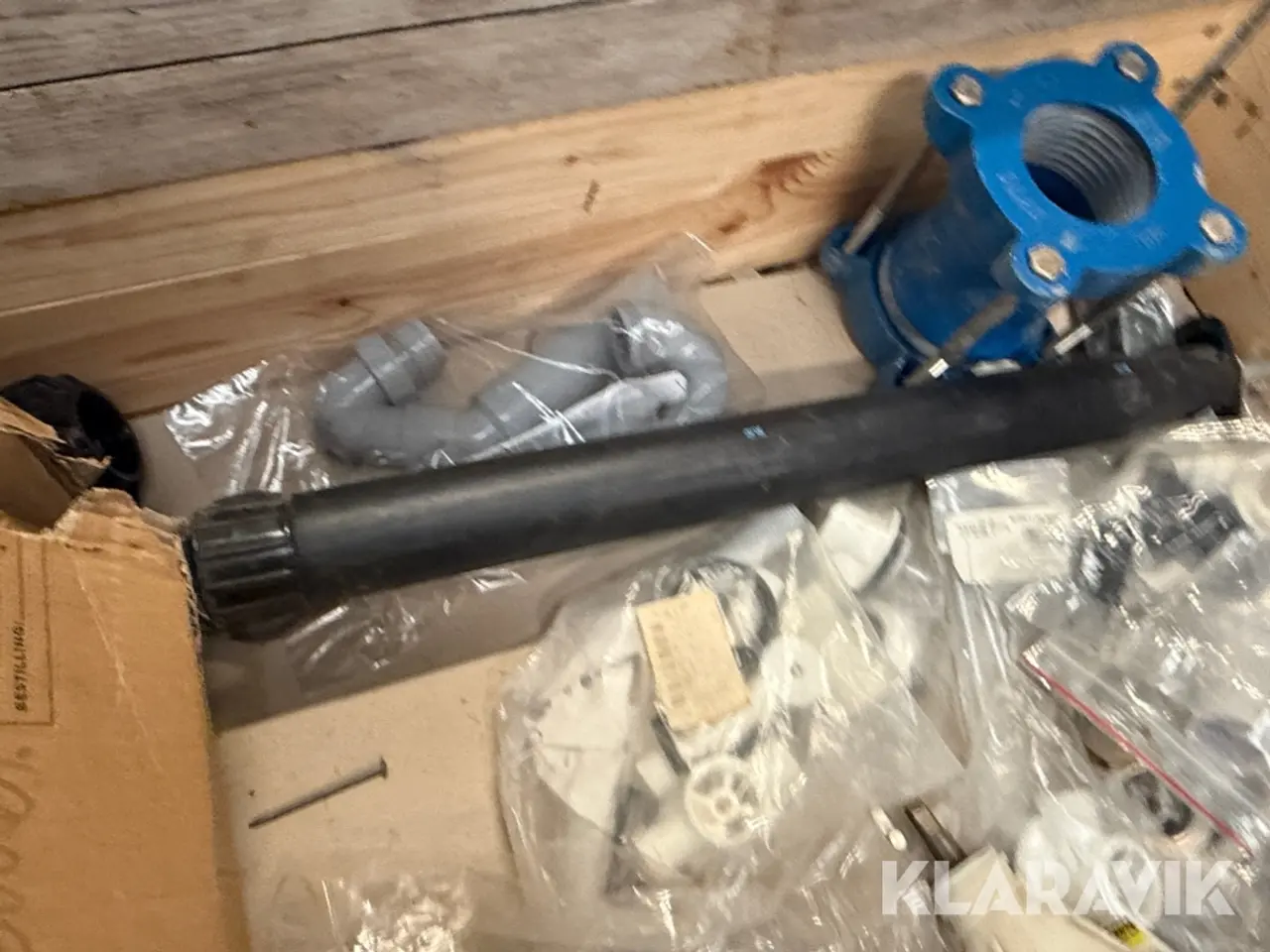 Billede 4 - Rør og rørdele blandet, 1 palle