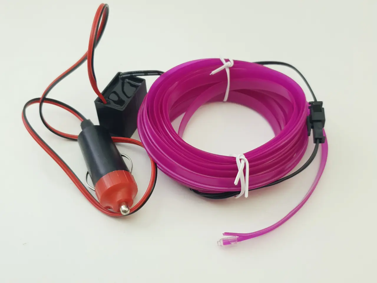 Billede 3 - NY! 5m Lilla Neon + 12V Inverter