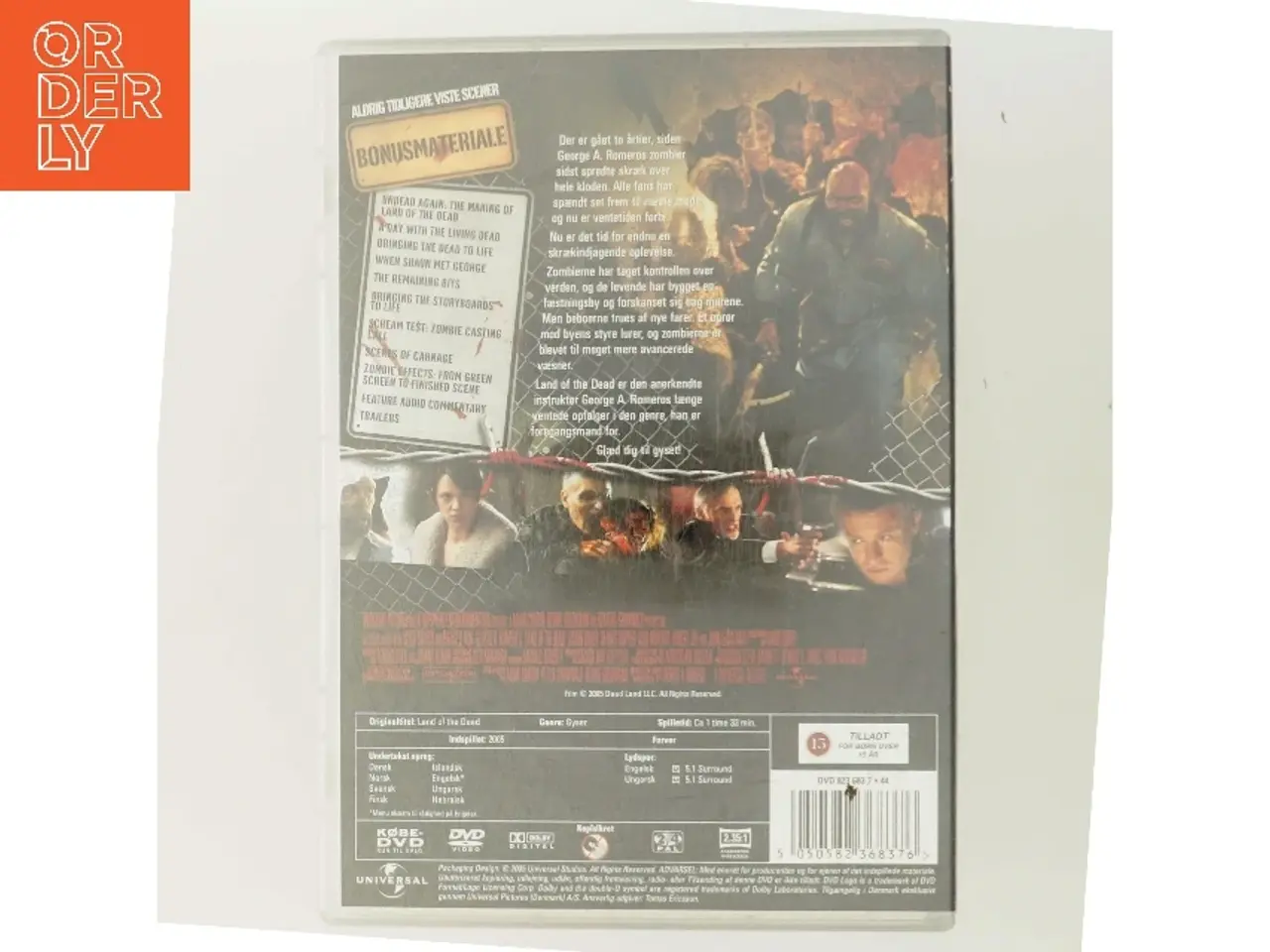 Billede 3 - Land of the Dead - Romero’s Dead series (DVD)