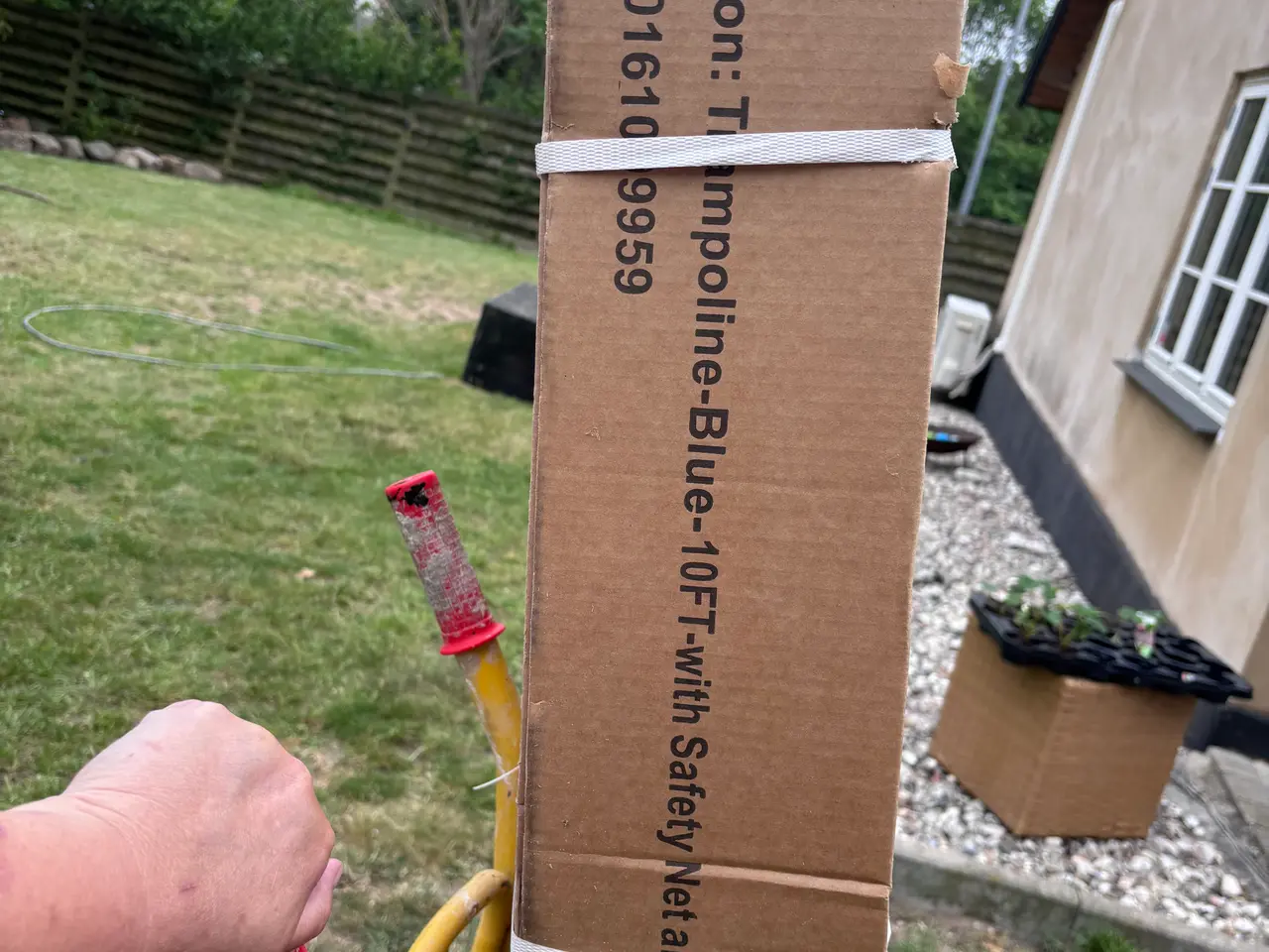 Billede 2 - Ny trampolin 312 cm med stige – UDEN NET