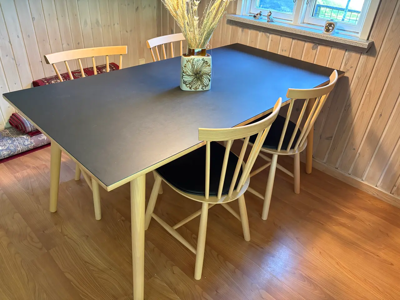 Billede 1 - FDB spisebordssæt (C35B+J46) i eg og linoleum