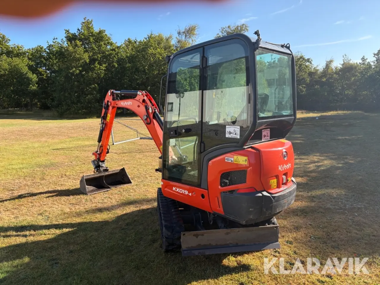 Billede 3 - Gravemaskine Kubota KX019-4 med tilt og centralsmørring