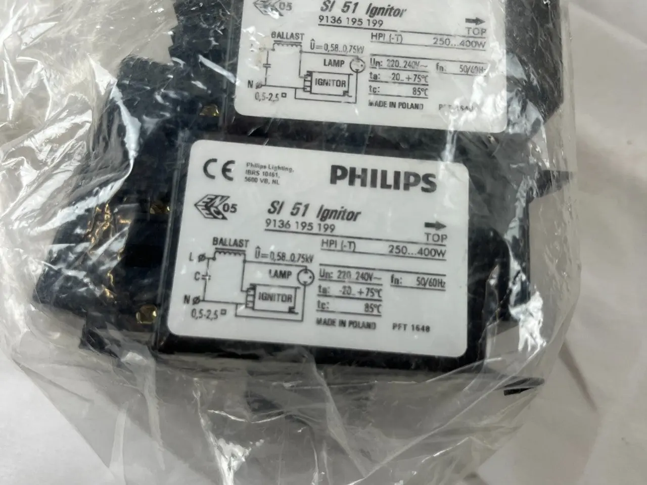 Billede 3 - Philips SI 51 Ignitor 9136195199 HPI-T 250-400W 6x