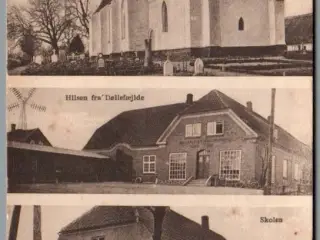 Hilsen fra Døllefæjlde - Postkort - Brugt