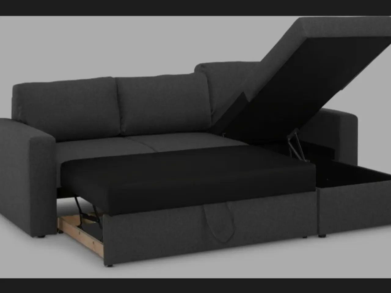 Billede 3 - Sovesofa m chaiselong 