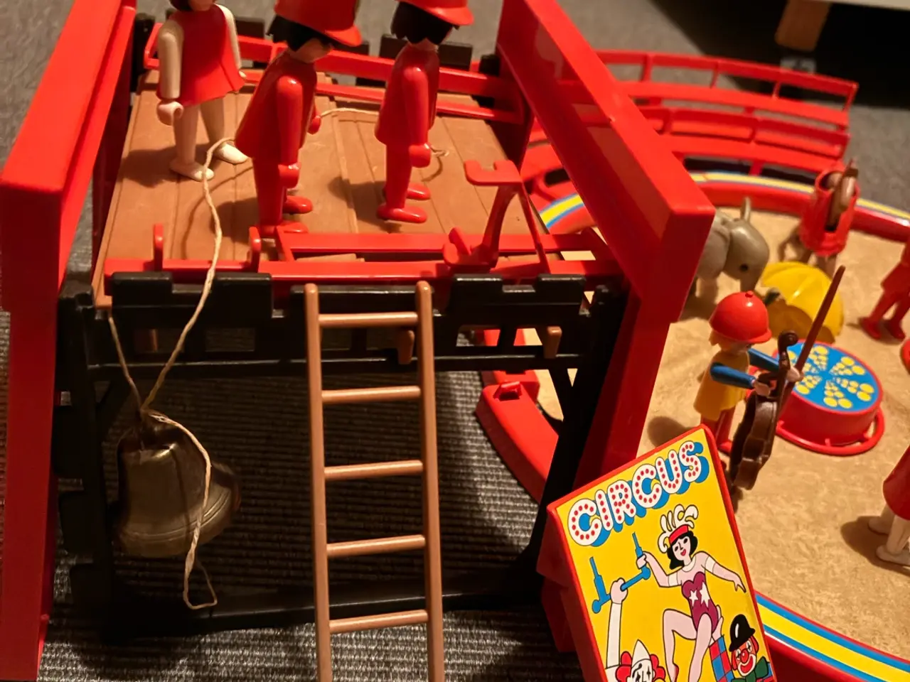 Billede 3 - Cirkus Playmobil m/dyr og figur 