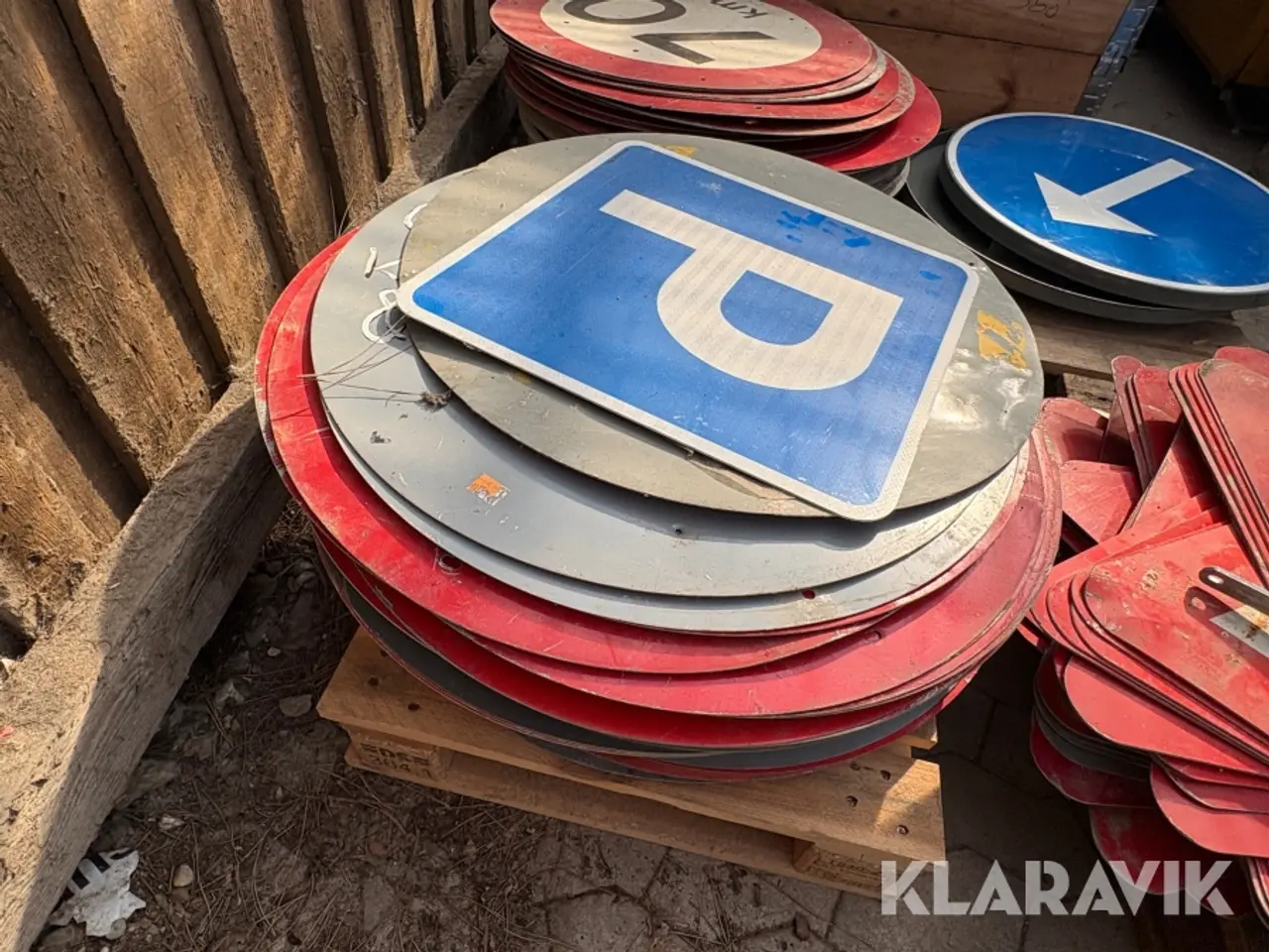 Billede 6 - Assorterede trafikskilte 3,5 paller