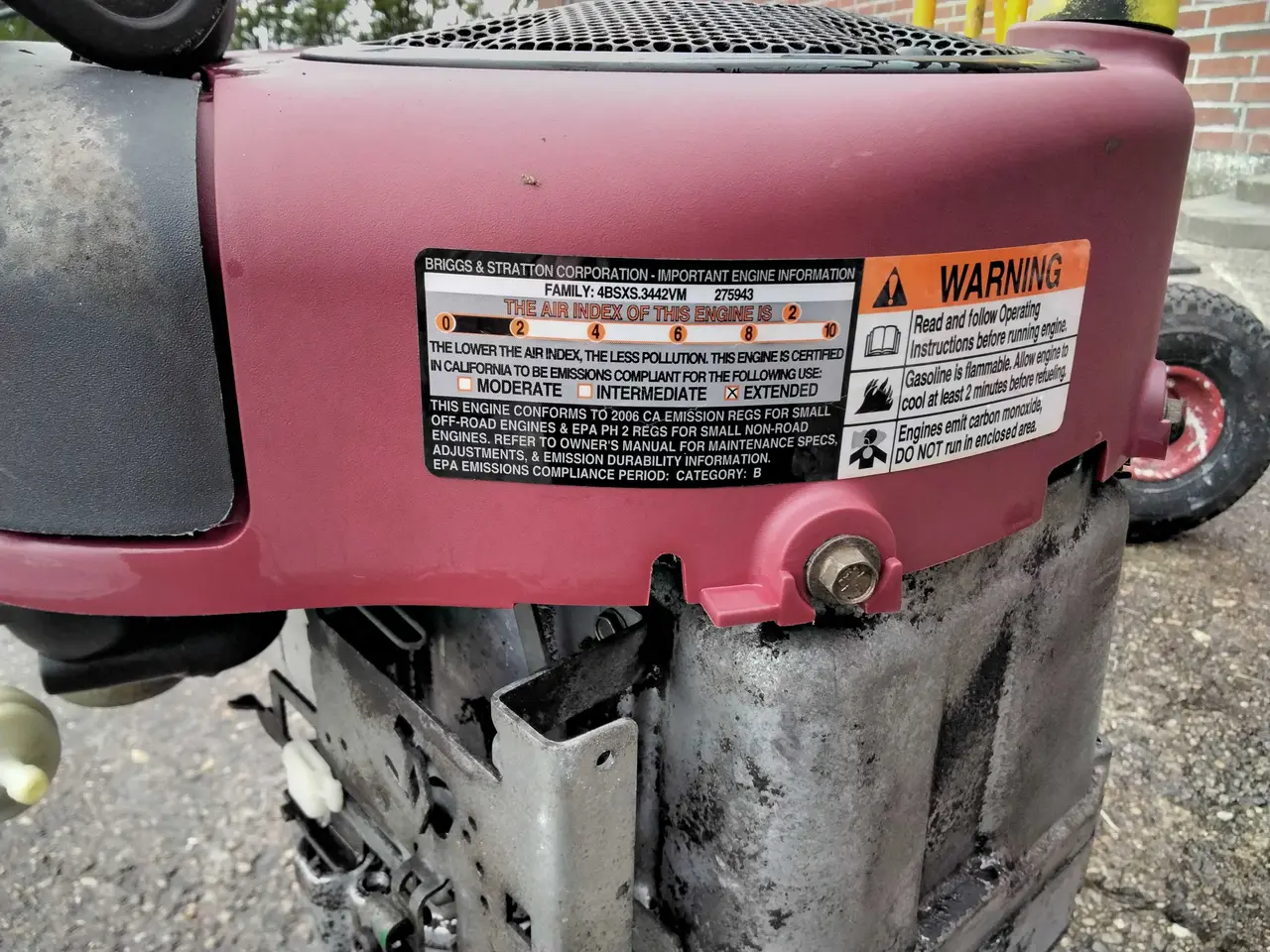 Billede 4 - Motor  bs  12,5hk