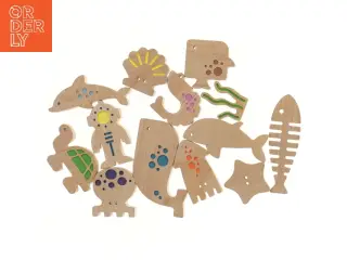 Træfigurer med havtema (str. 5-13 cm)