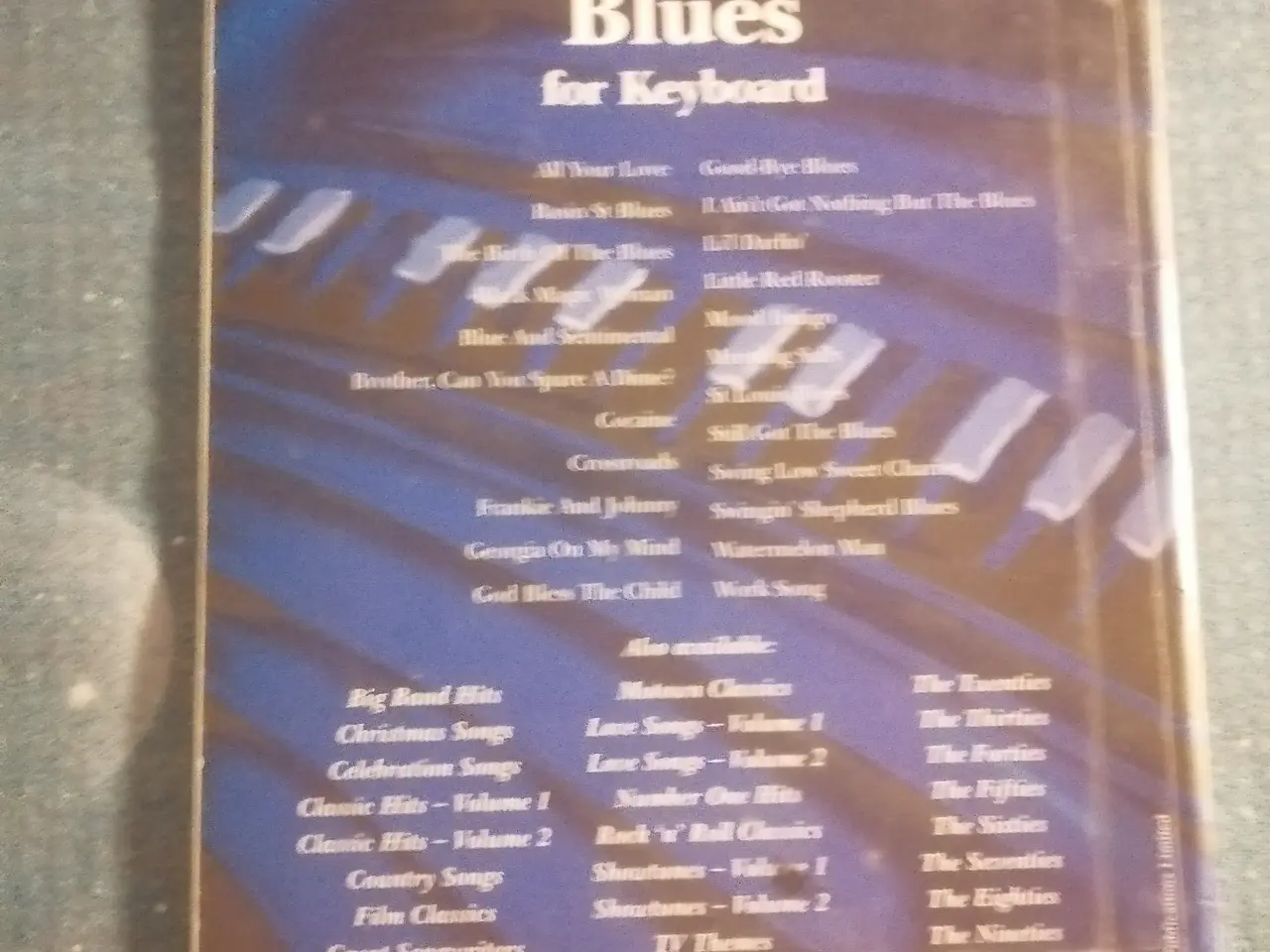 Billede 2 - Blues for Keyboard Nodehæfte