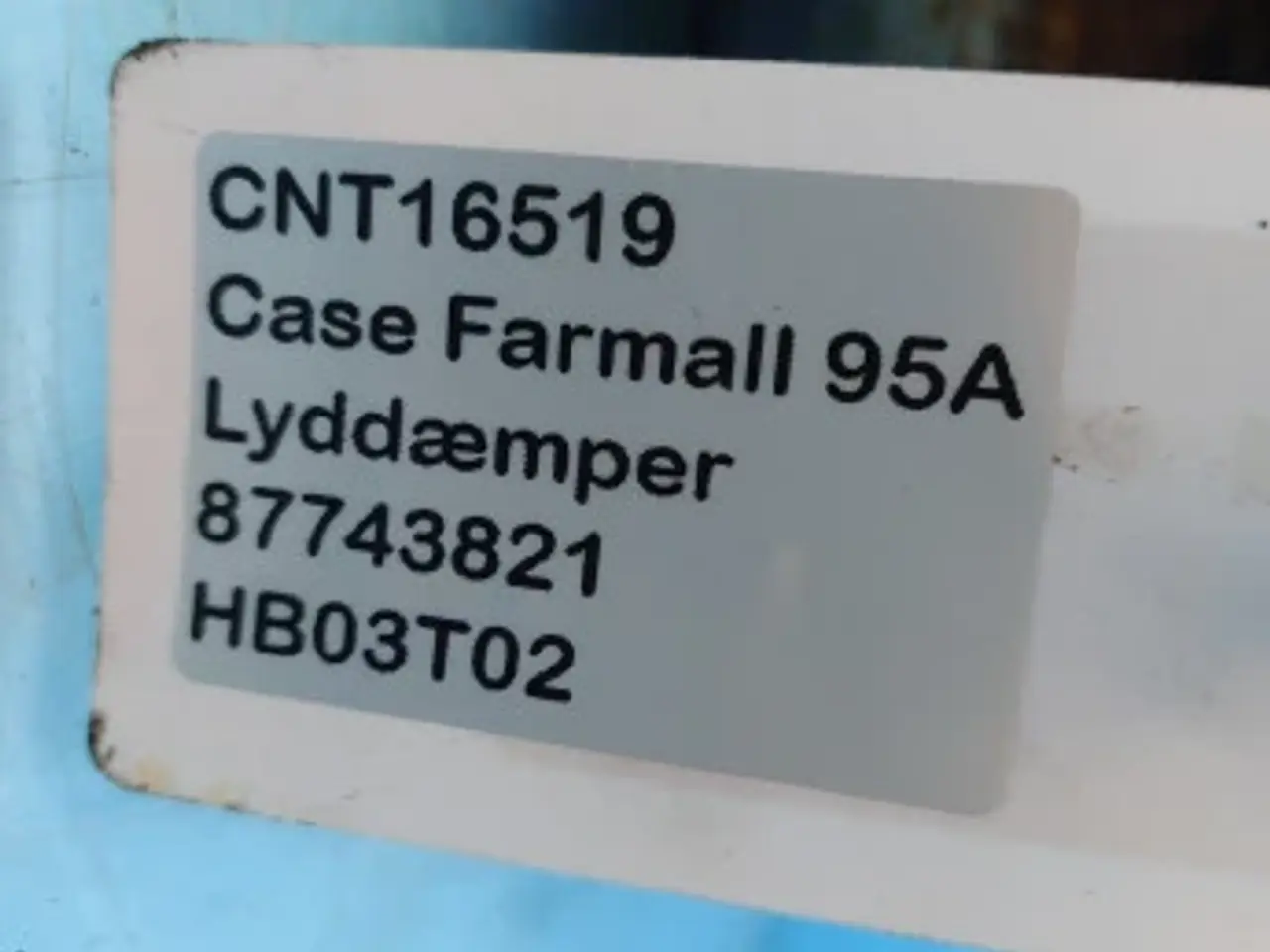 Billede 14 - Case Farmall 95A Lyddæmper 87743821