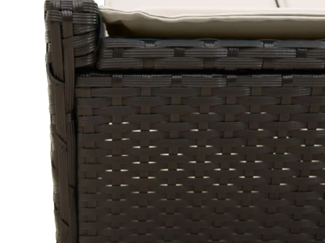 Billede 9 - Dobbelt loungesofa med hynder polyrattan sort